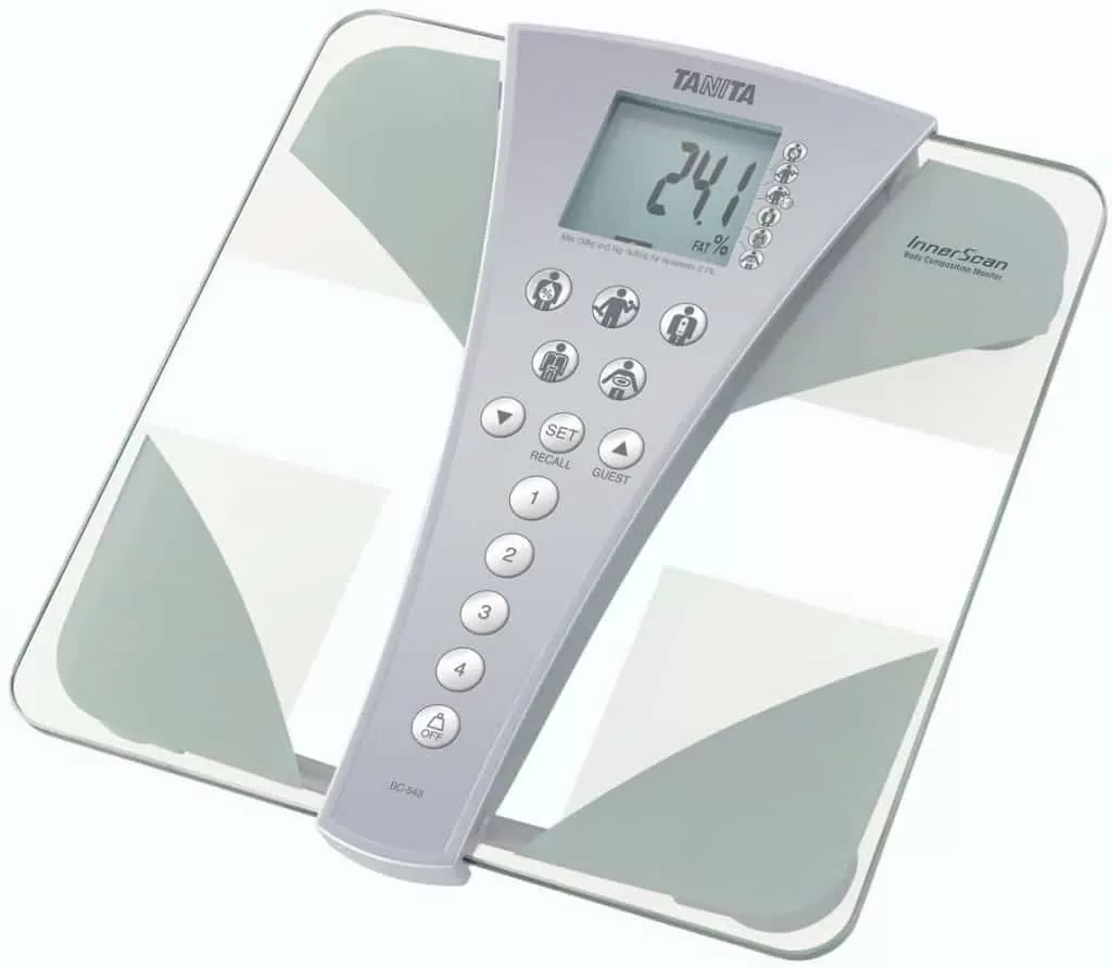 bascula Tanita BC543SV para comprar online, bioimpedancia, barata, peso, medición porcentaje de grasa corporal